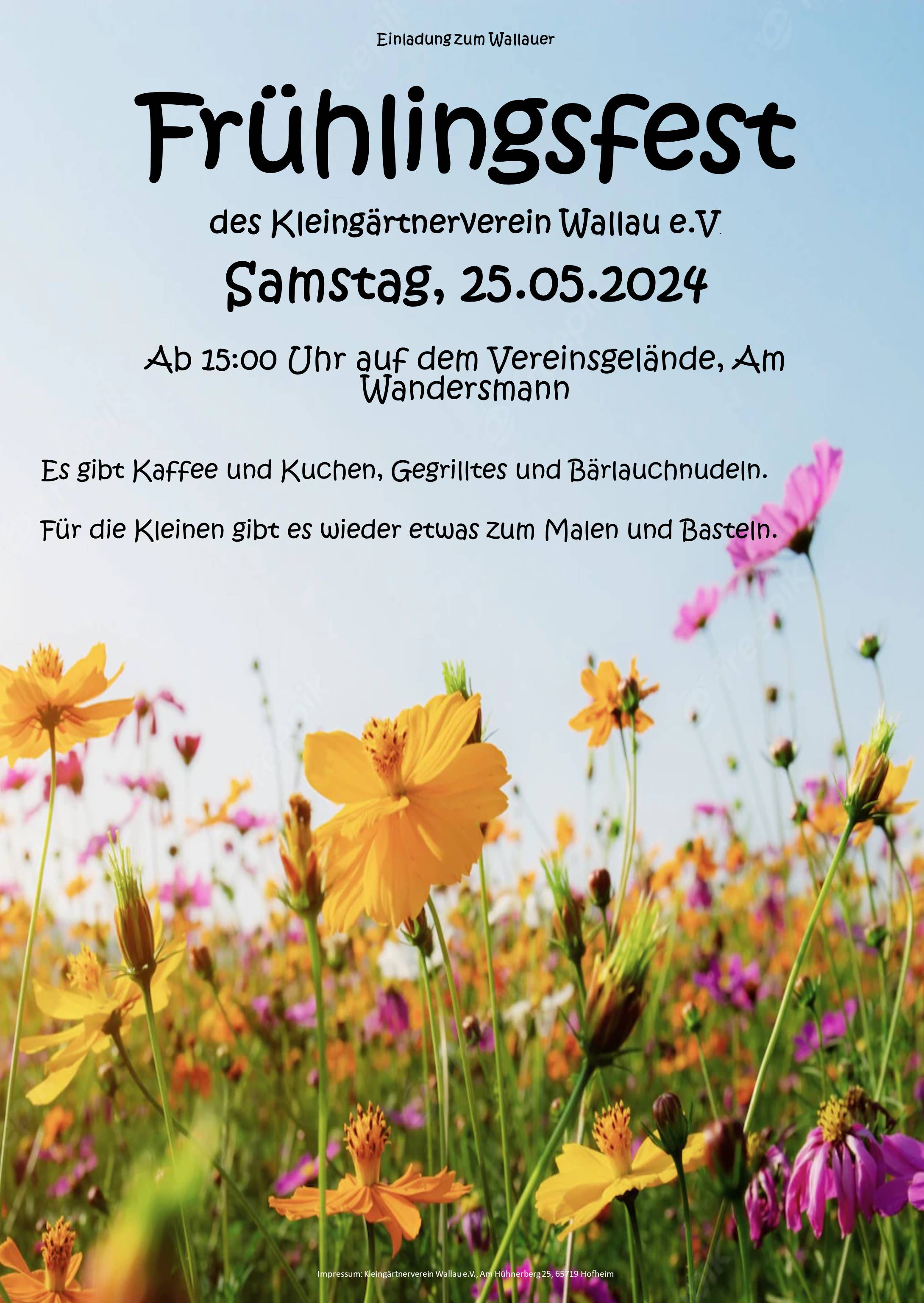 Plakat Fruehlingsfest 2024